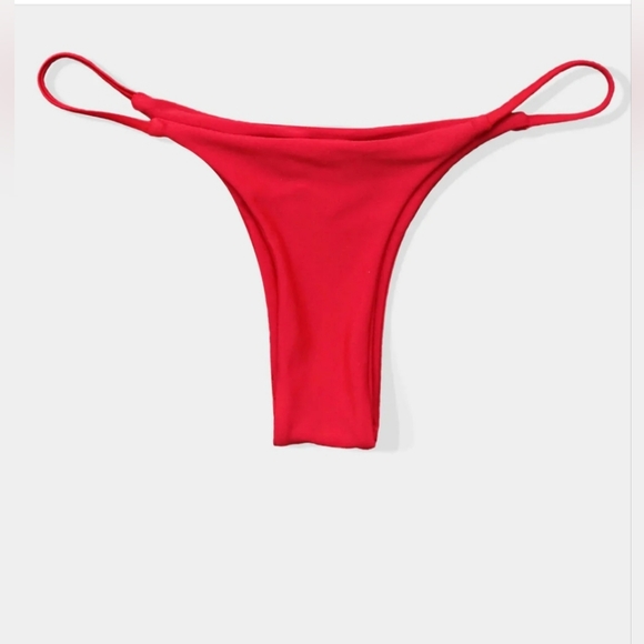 Aqua Tropic Swimsuit | Costa Brava Bottom Bikini | Thong | Cheeky | Red | M - Picture 8 of 8